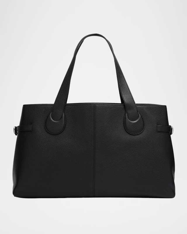 Piper Grain Leather Tote Bag